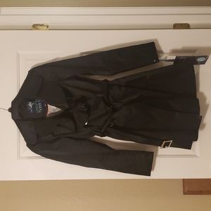 NWT Green with Envy Wmns Black Trench Coat Sm